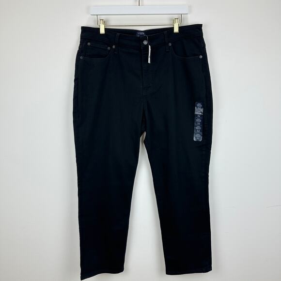 J.Crew Curvy Essential Straight Black Jean All Day Stretch Womens US 32 NWT - Picture 5 of 14